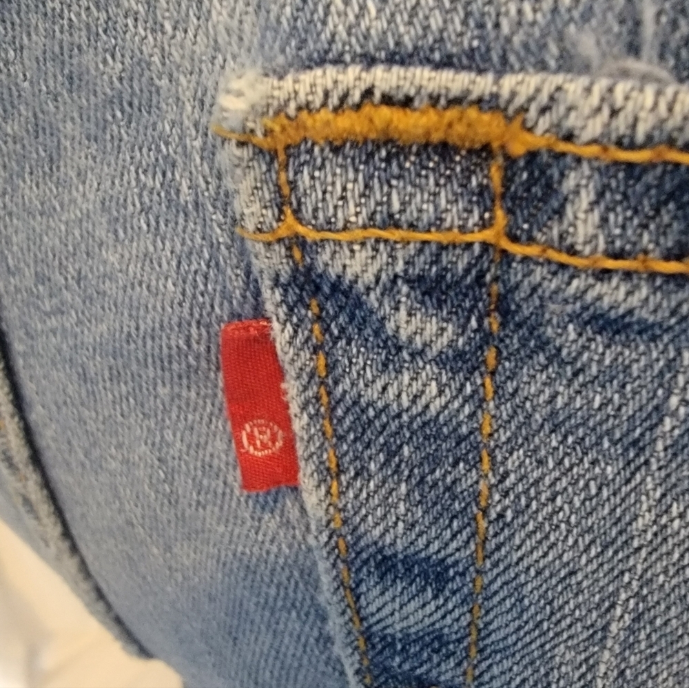 Levis Nouveau Low Boot Cut Stretch 525 Size 10 Medium Miss Y2k Jeans - Picture 7 of 10